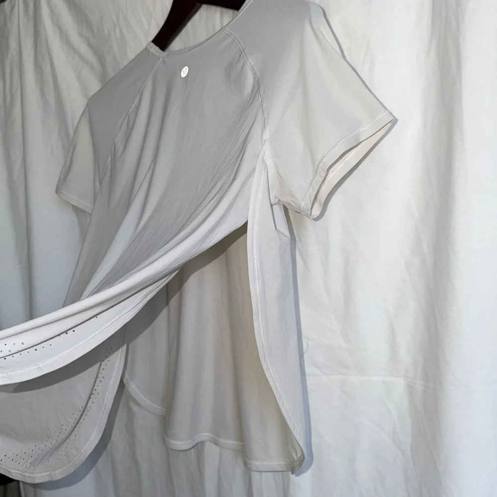 Lululemon Strong Rays Short Sleeve white size 4 - Picture 11 of 11